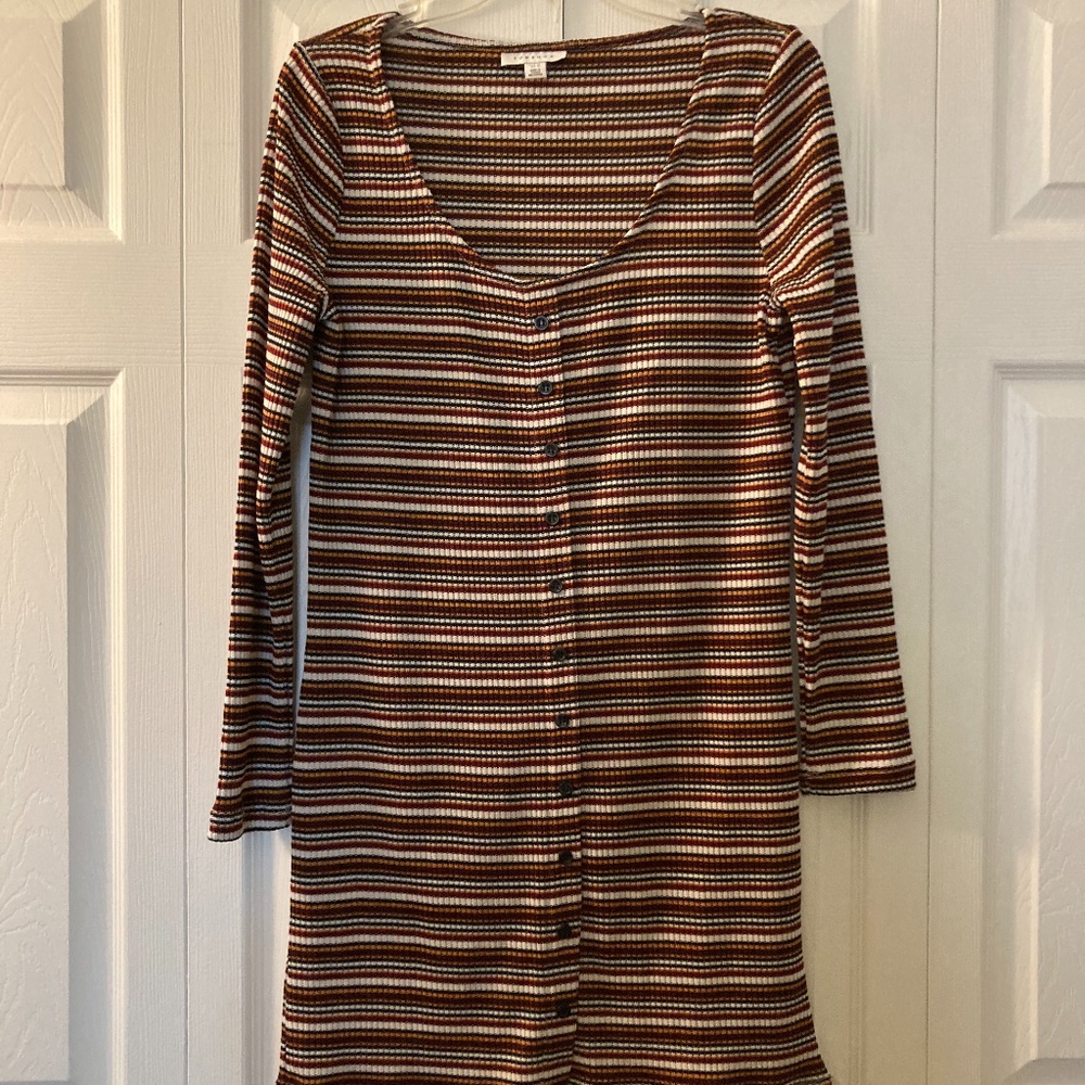 Fall colors mini dress